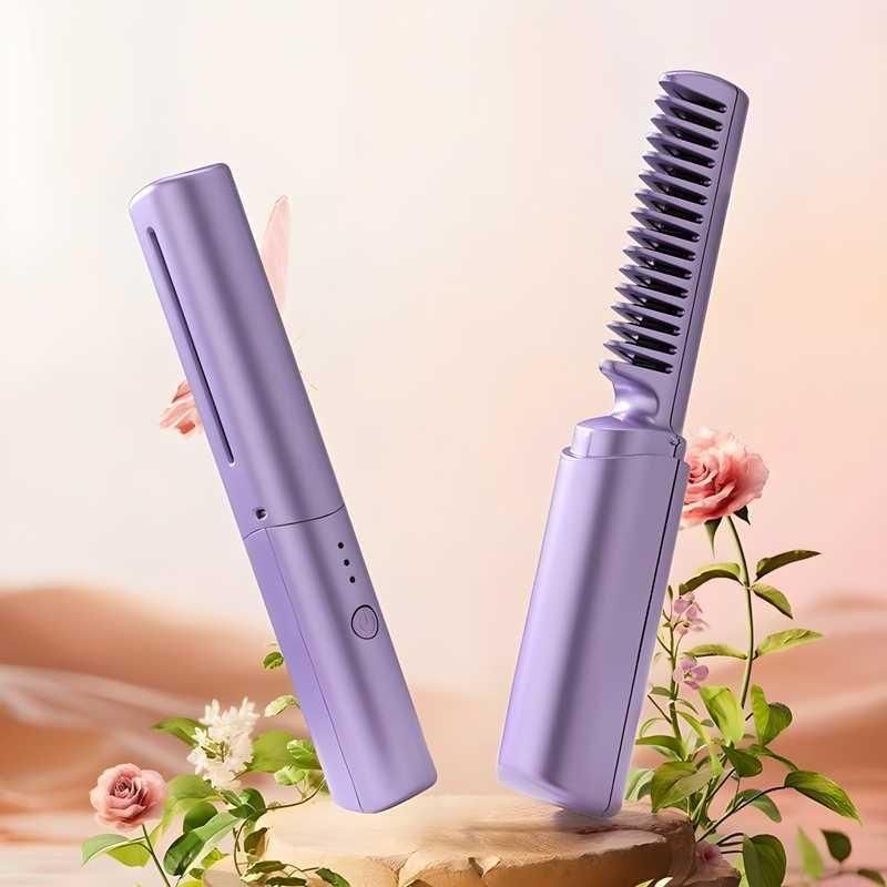 Cordless Mini Hair Straightening Comb