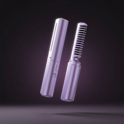 Cordless Mini Hair Straightening Comb
